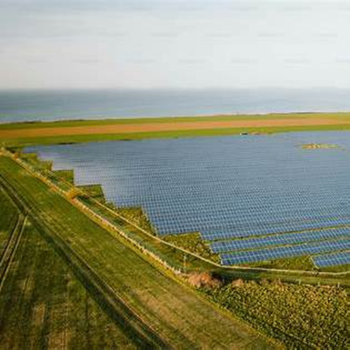 Solar site with energy infrastructure